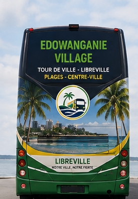 Navette Edowanganie Village, vue arrière